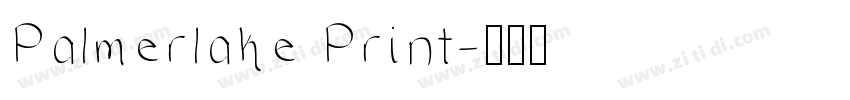 Palmerlake Print字体转换